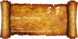 Samu Zelmira névjegykártya